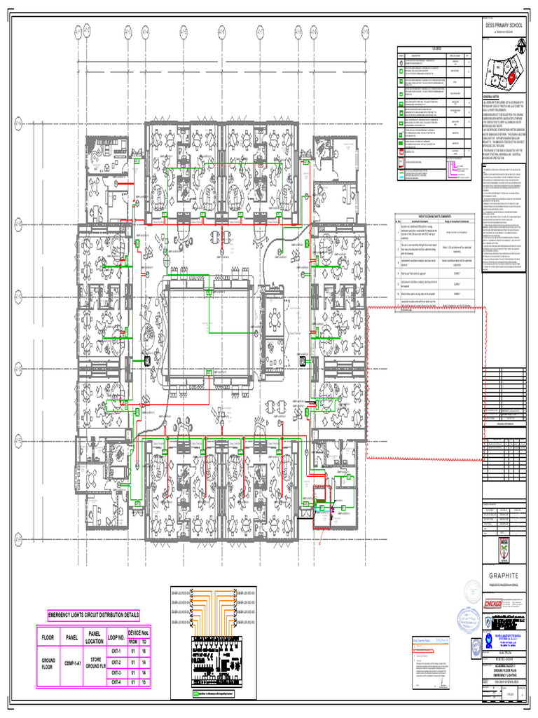 1055 CHG A1 GF SDW EL 00030 Academic Block 1 Ground Floor Emergency ...
