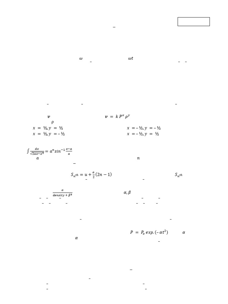 Physics Units and Measurements Worksheet | PDF | Force | Mass