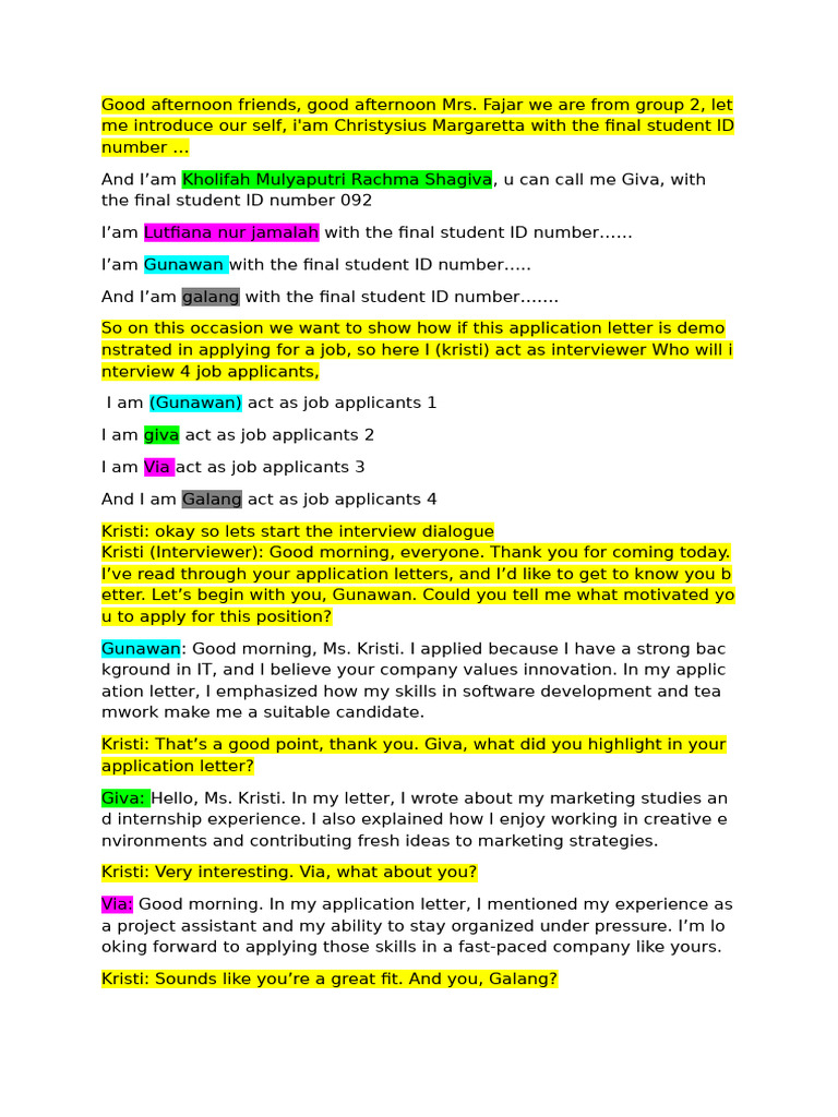 Dialog Inggris | PDF