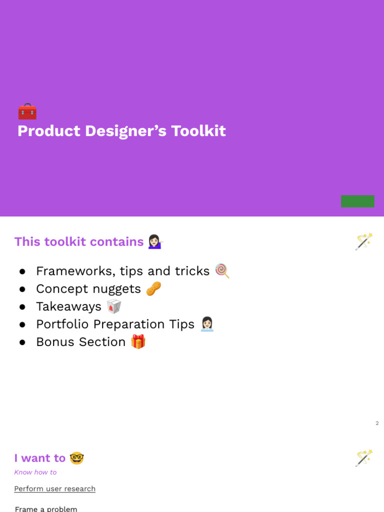 Product Designer Toolkit Essentials | PDF | Cognition