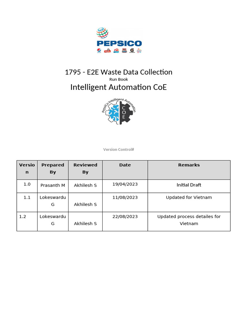 1795 - E2E Waste Data Collection - IAI - DeploymentChecklist - Vietnam ...