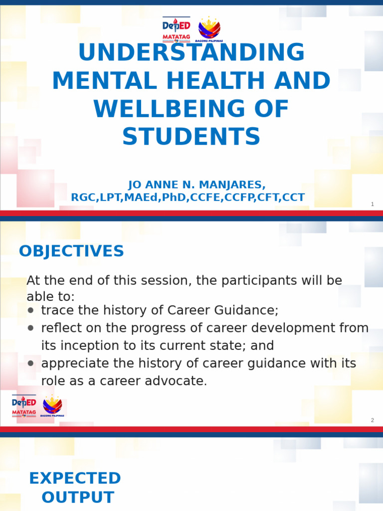 Understanding Mental Health and Wellbeing of Students | PDF ...