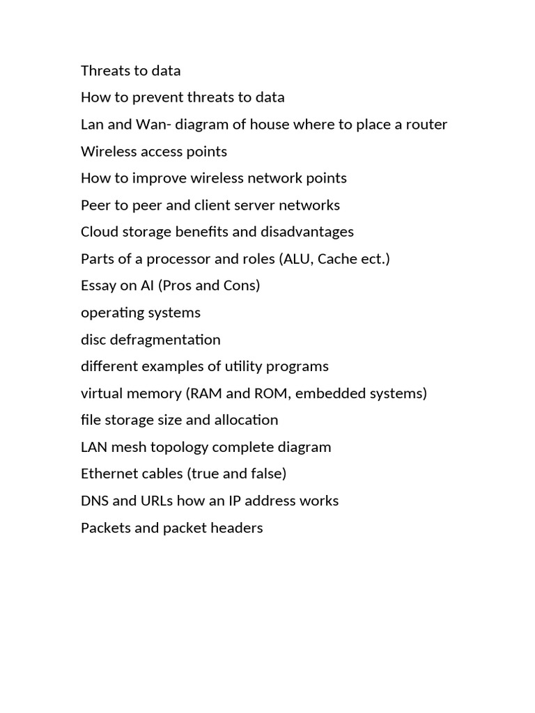 Data Security and Network Optimization Guide | PDF