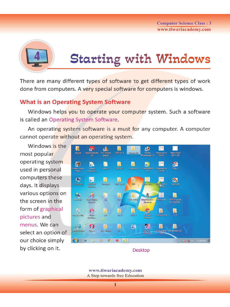 Class 3 Computer Chapter 4 1 | PDF