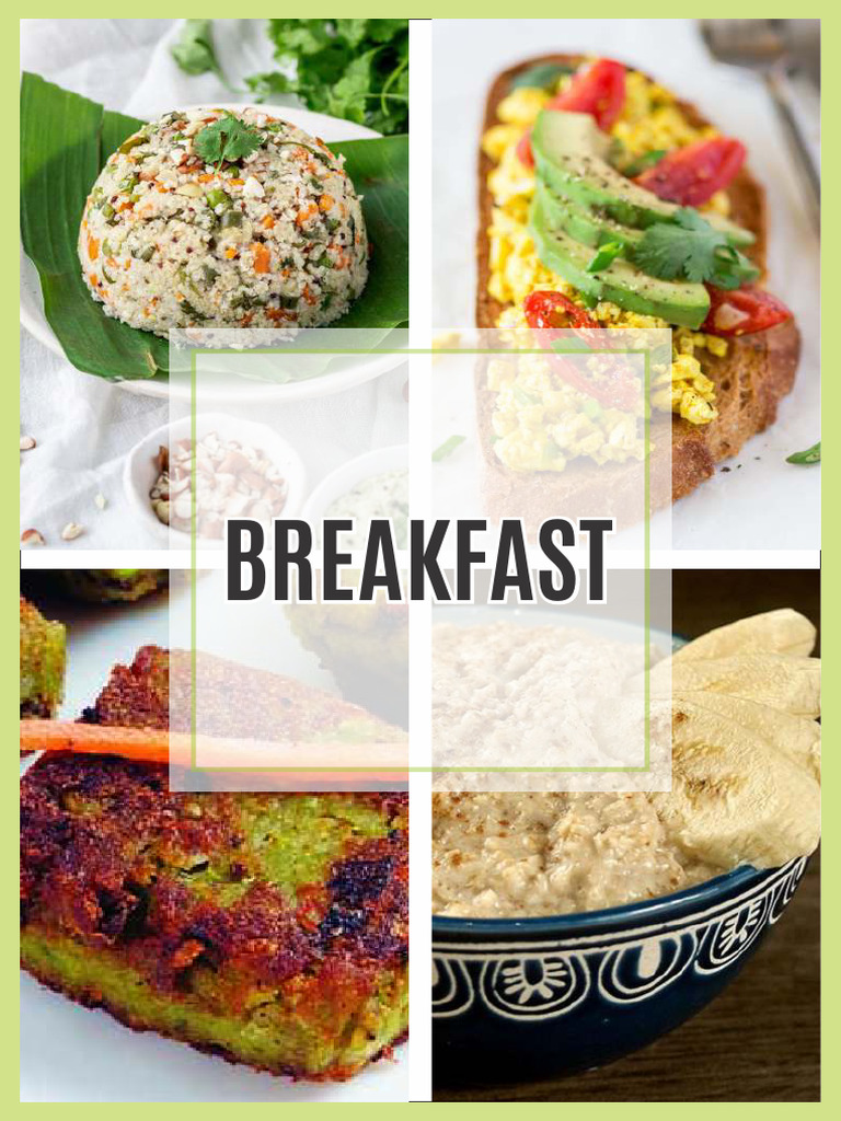 Healthy Breakfast Recipes Collection | PDF | Chutney | Coriander