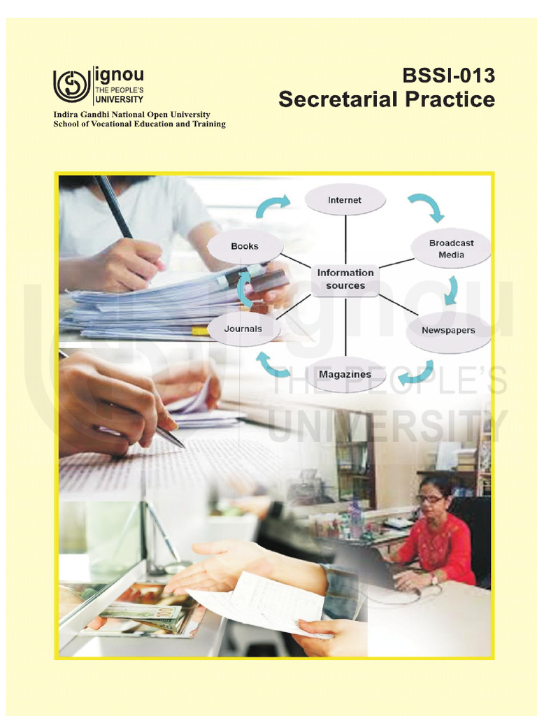 Secretarial Practice Course Overview | PDF | Communication | Human ...