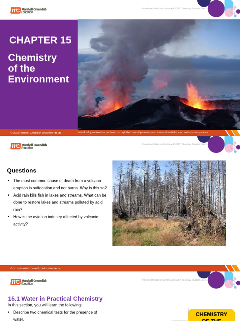 Mce Igcse Chemistry PPT c15 | PDF | Greenhouse Effect | Fertilizer