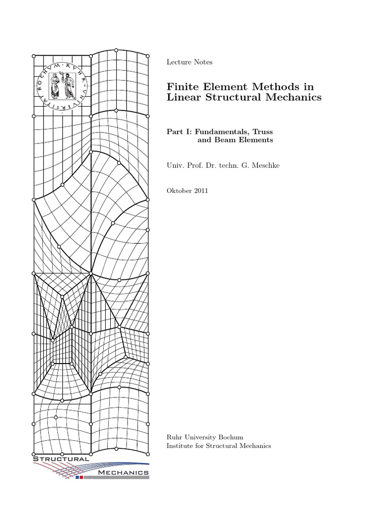 Linear Finite Element Methods Overview | PDF | Stress (Mechanics) | Tensor