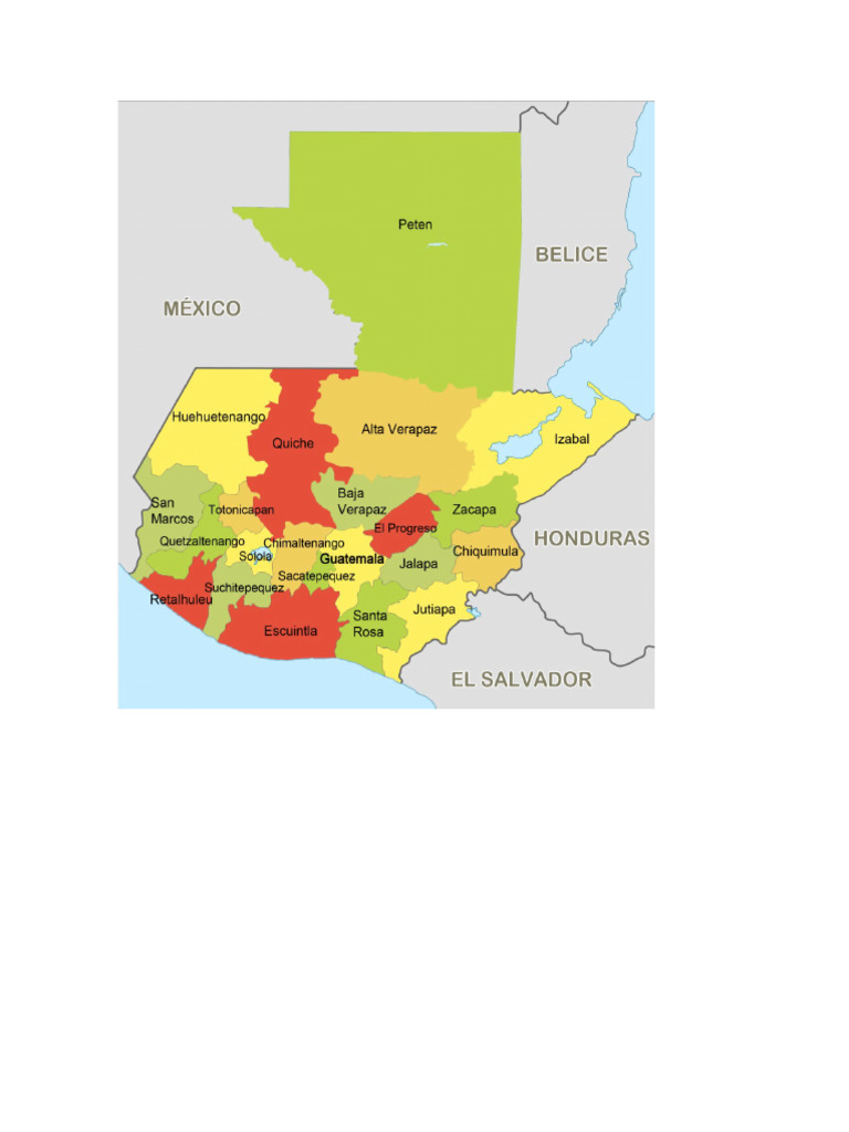 Mapa de Guatemala | PDF