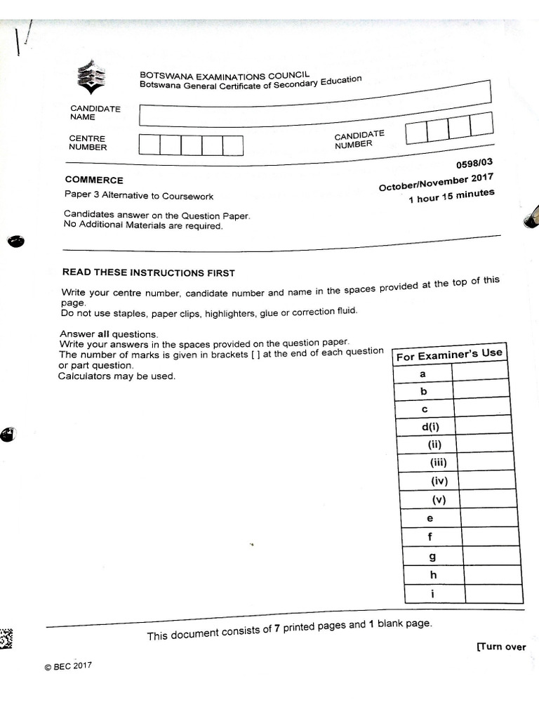 Paper 3 - 2017 | PDF