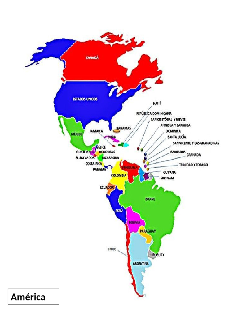 Mapas Continentes y Colores | PDF