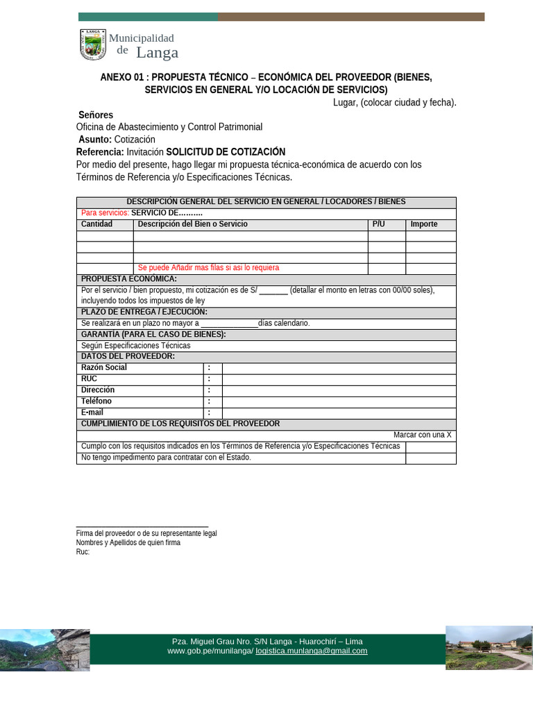 FORMATOS Directiva | PDF