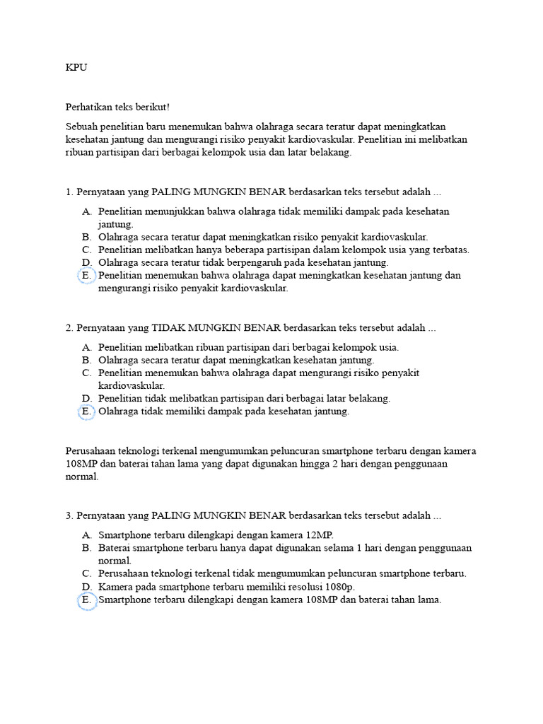 KPU 4 | PDF