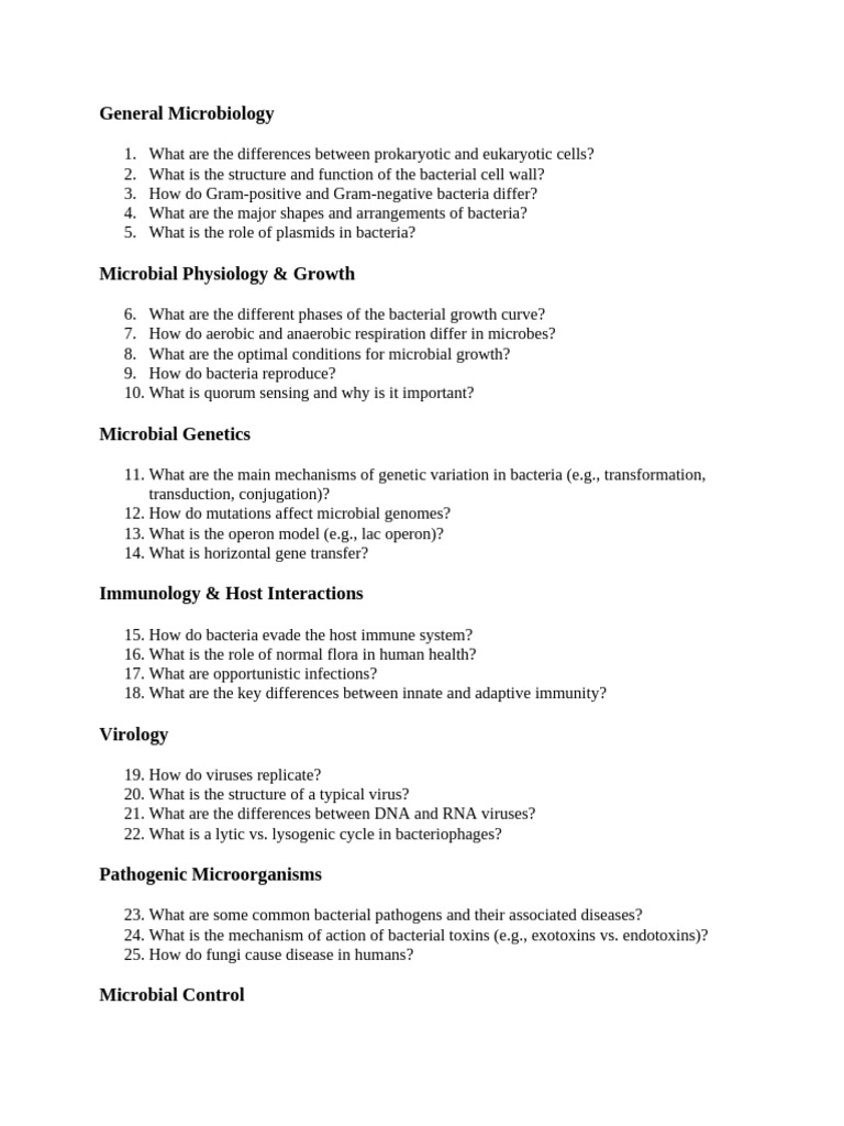 General Microbiology | PDF