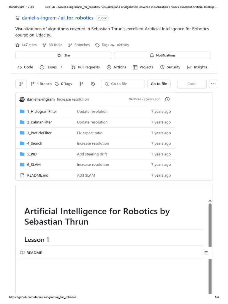 AI Techniques Visualizations for Robotics | PDF | Kalman Filter ...