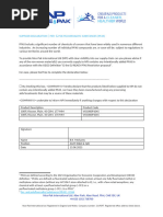 TSCA PFAS Reporting Declaration Template | PDF | Chemical Substances ...
