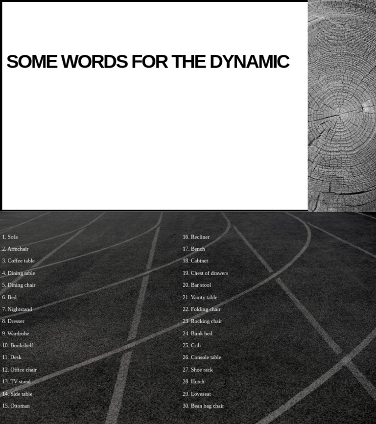 Some Words For The Dynamic | PDF