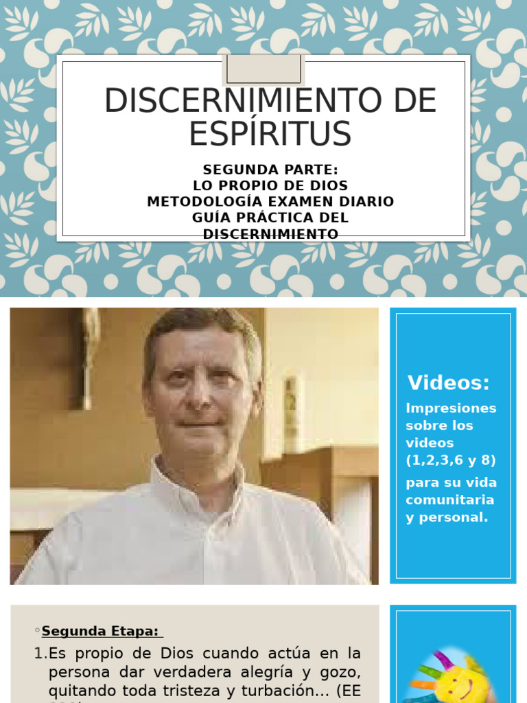 Discernimiento de Espíritus - Segunda Parte 03-07-20 | PDF