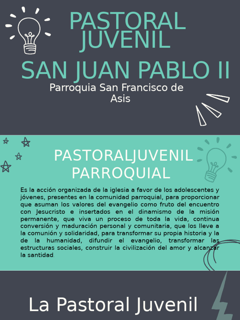 Pastoral Juvenil en Parroquia Católica | PDF | Iglesia Católica | Jesús
