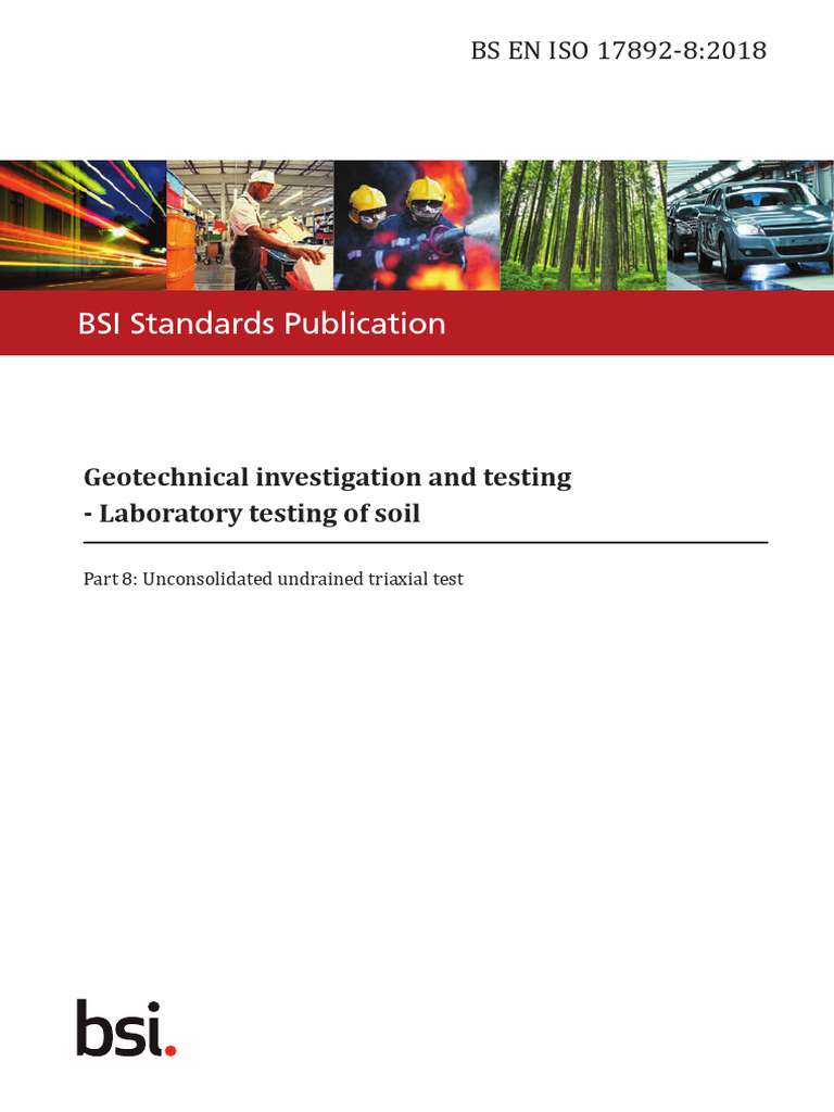 BSI Standards Publication: Geotechnical Investigation and Testing ...
