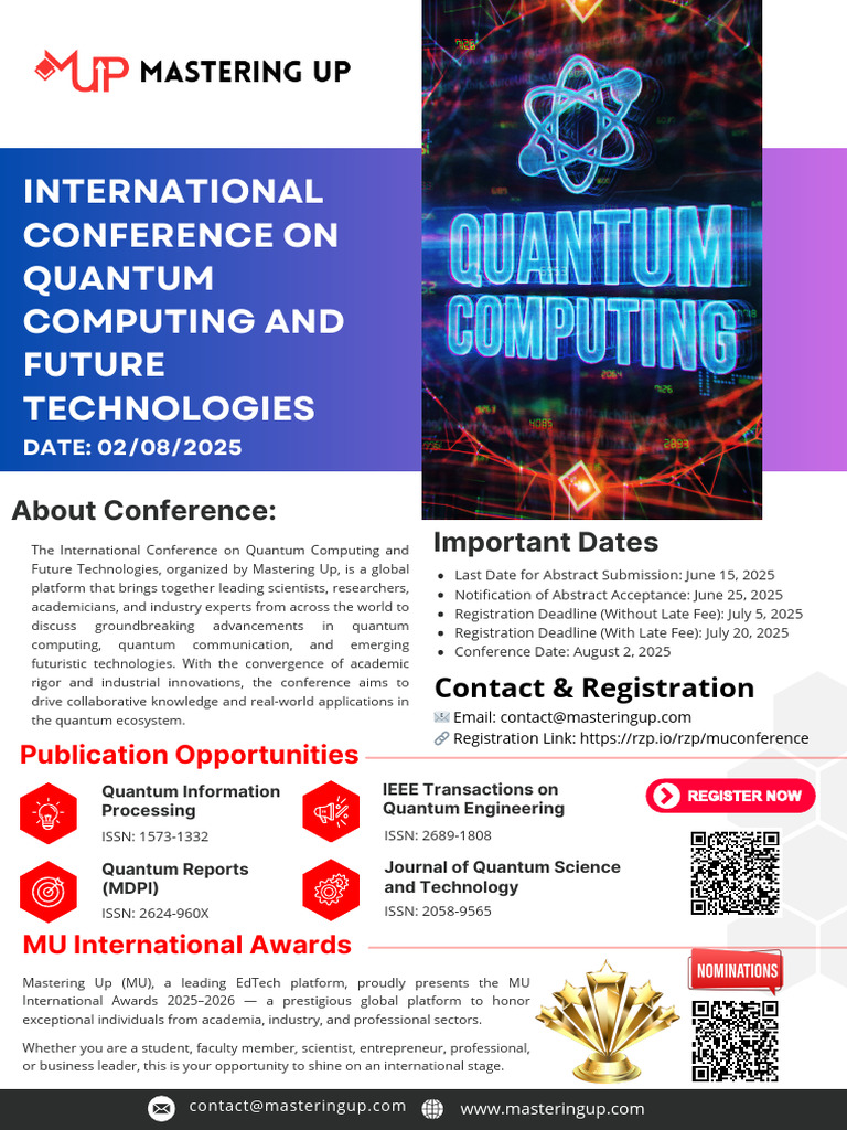 Aug 2 - Quantum Computing and Future Technologies | PDF | Engineering ...