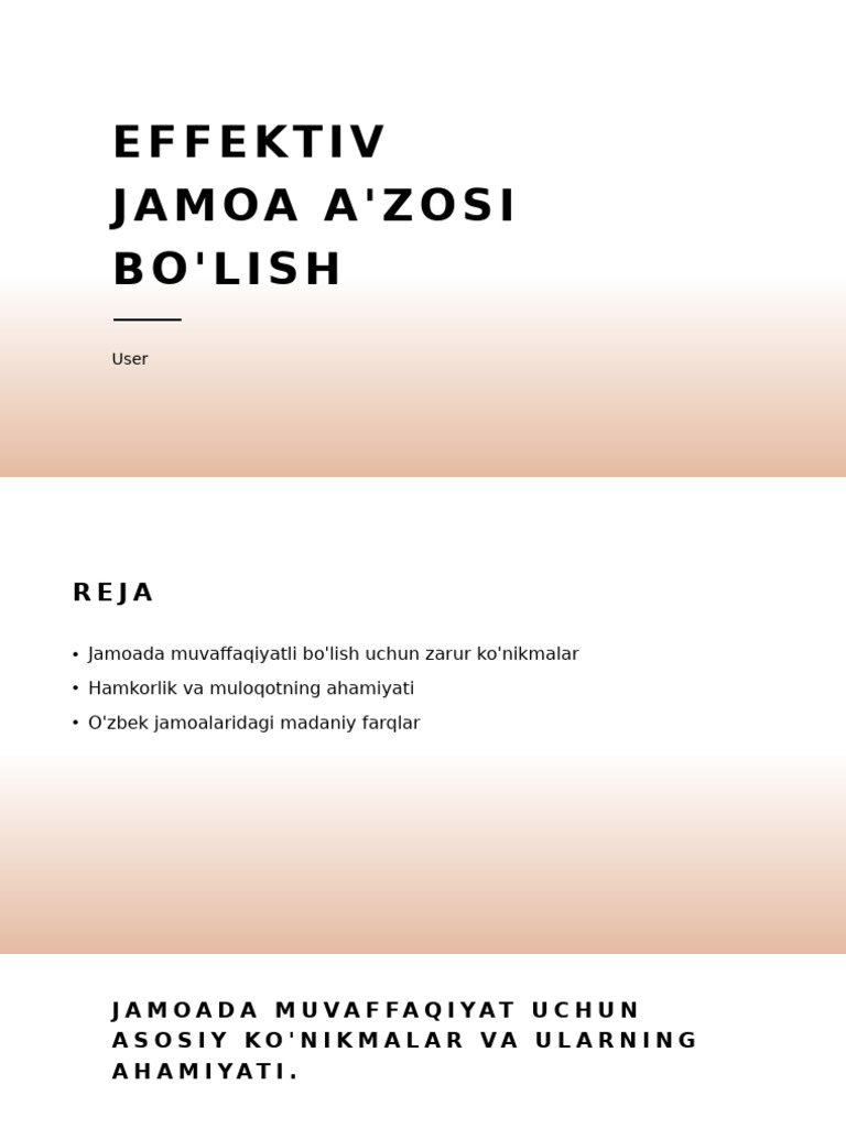 Effektiv Jamoa A Zosi Bo Lish | PDF