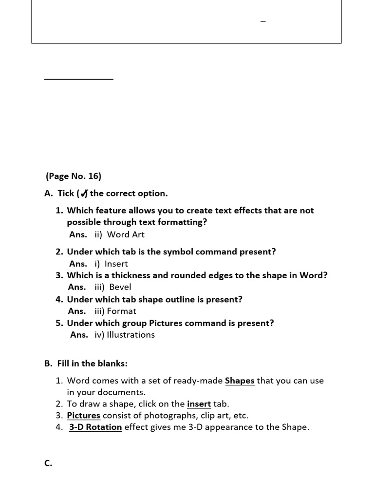 MS Word Graphics and Commands Guide | PDF | Computing