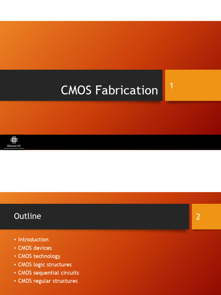 CMOS Fabrication Part 1 | PDF | Semiconductor Device Fabrication ...