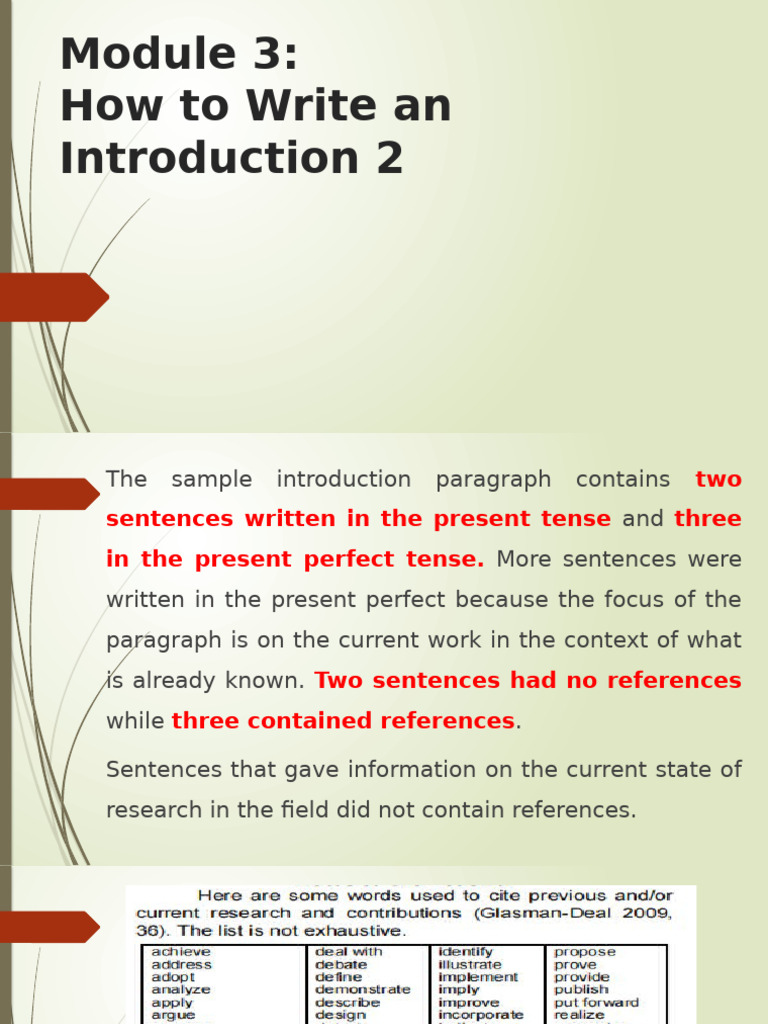 Mod.3 How To Write An Introduction 2 | PDF
