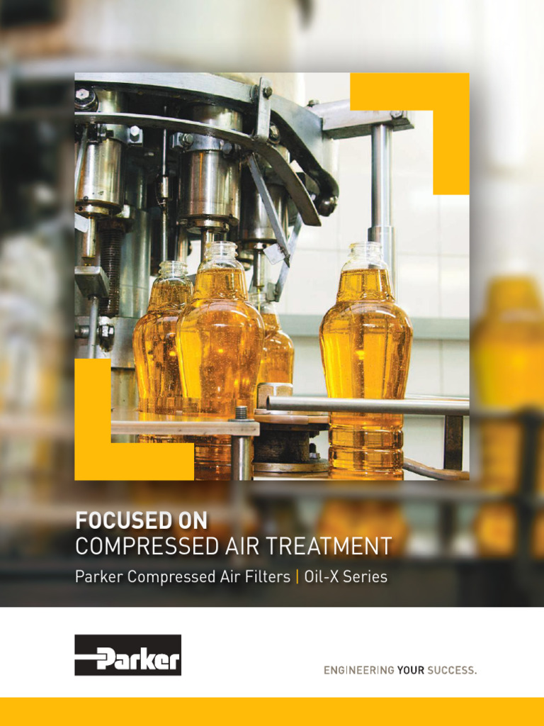 Parker OIL-X Compressed Air Filters | PDF | Filtration | Particulates