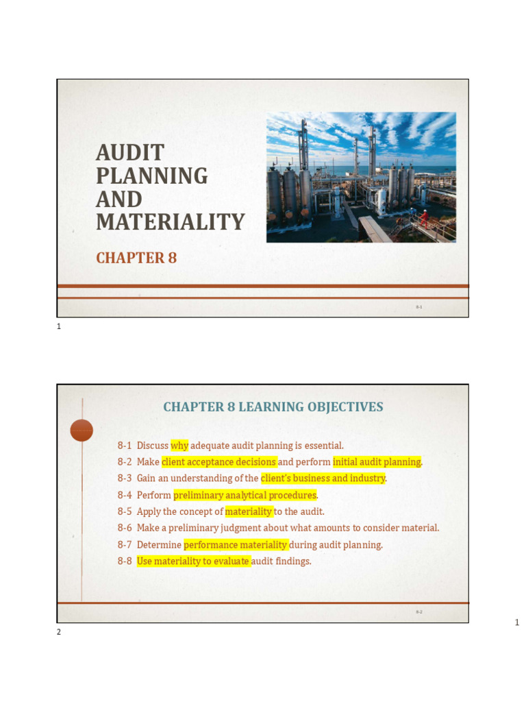 Slides - Chapter 8 - ST Version | PDF | Audit | Business