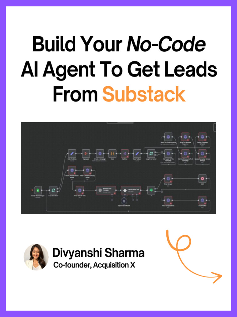 Build Your No-Code AI Agent To Get Leads From Substack | PDF | Internet ...