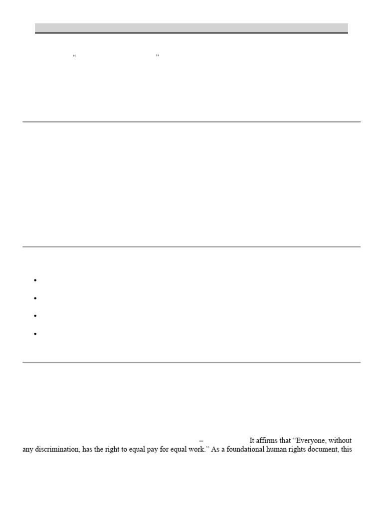 Equal Pay for Equal Work in India | PDF | Equal Pay For Equal Work ...