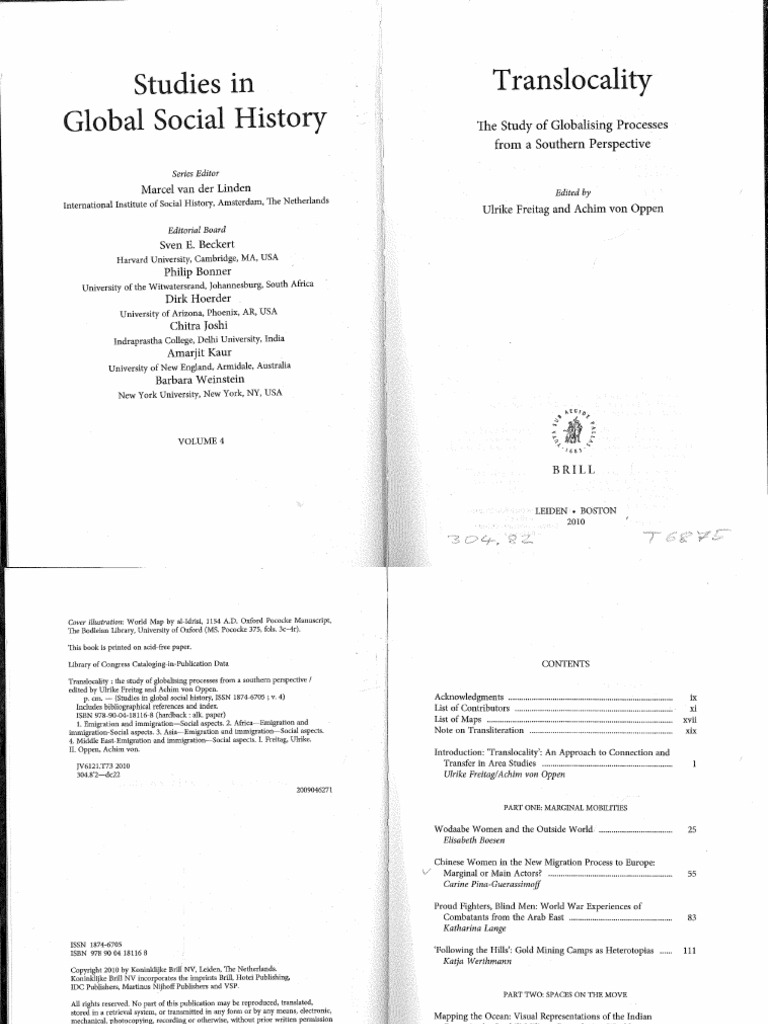 Introduction Translocality An Approach T | PDF