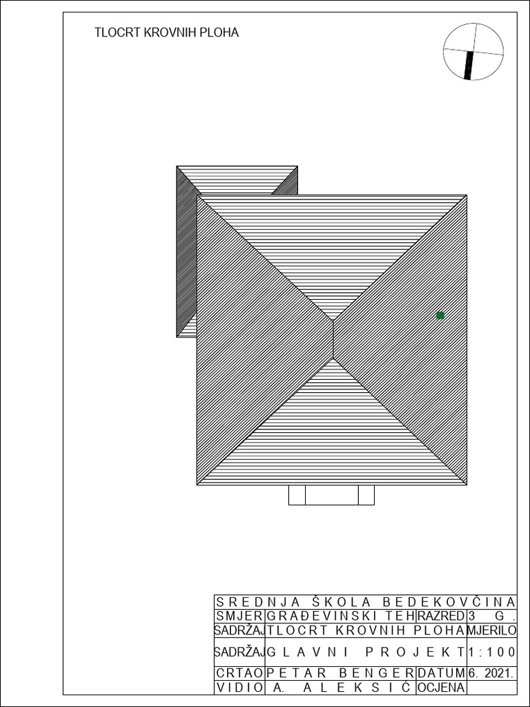 08-Tlocrt Krovnih Ploha | PDF