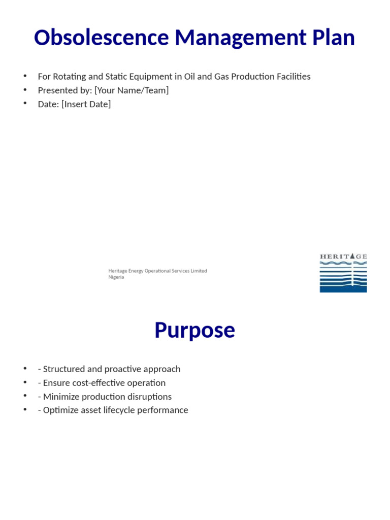 Obsolescence Management Plan Final | PDF | Risk Management | Risk