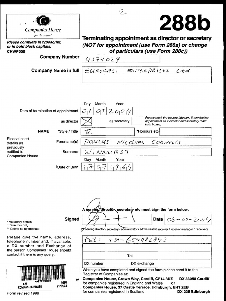 Companies House Document | PDF