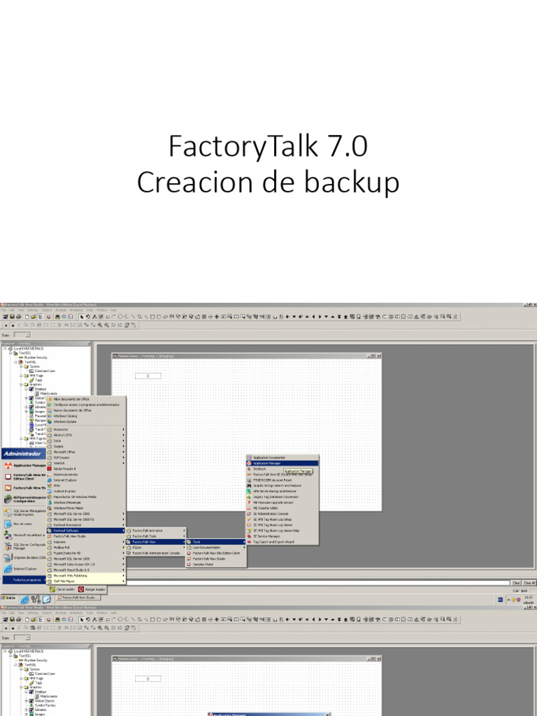 FactoryTalk & SQL Server 2005 | PDF