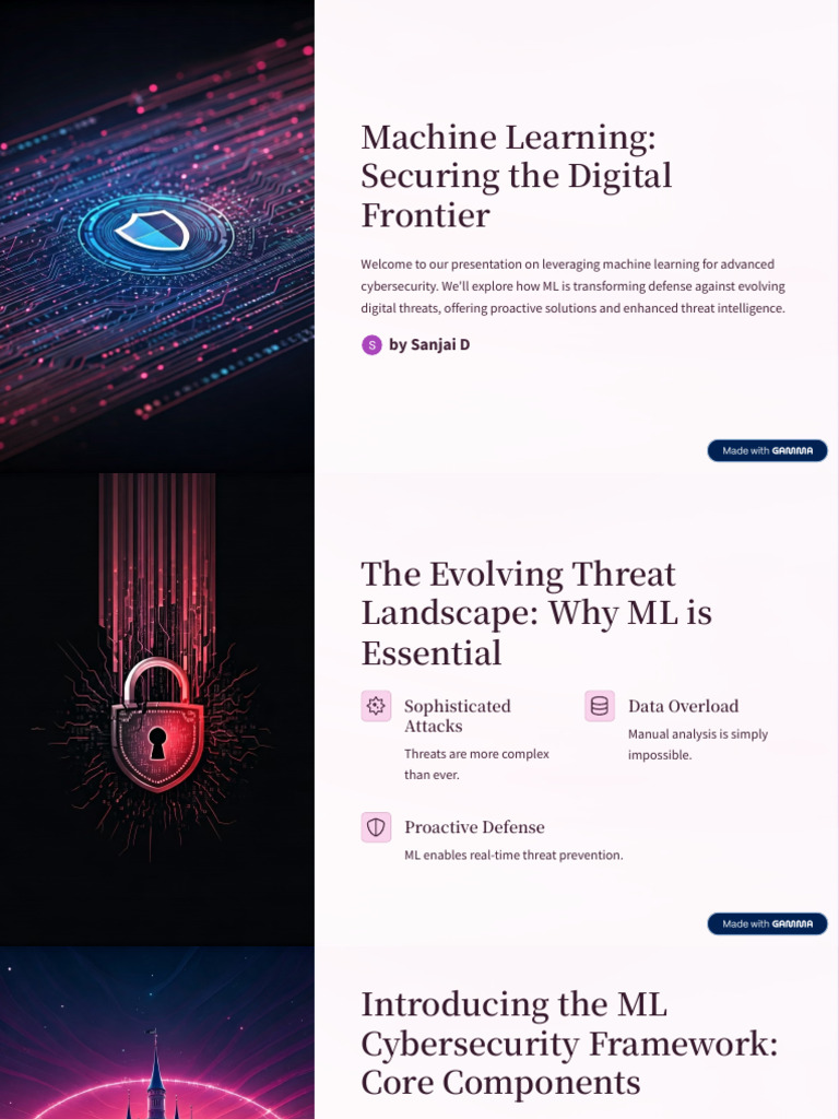 Machine Learning in Cybersecurity Defense | PDF