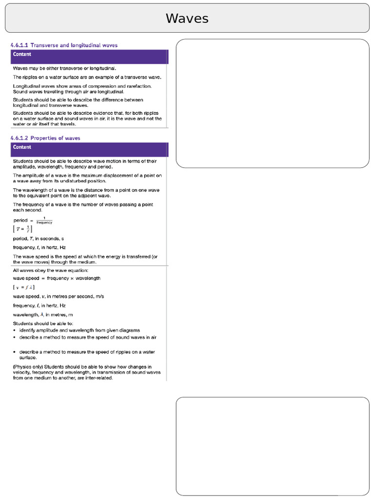 Physics Paper 2 - Waves and Space | PDF