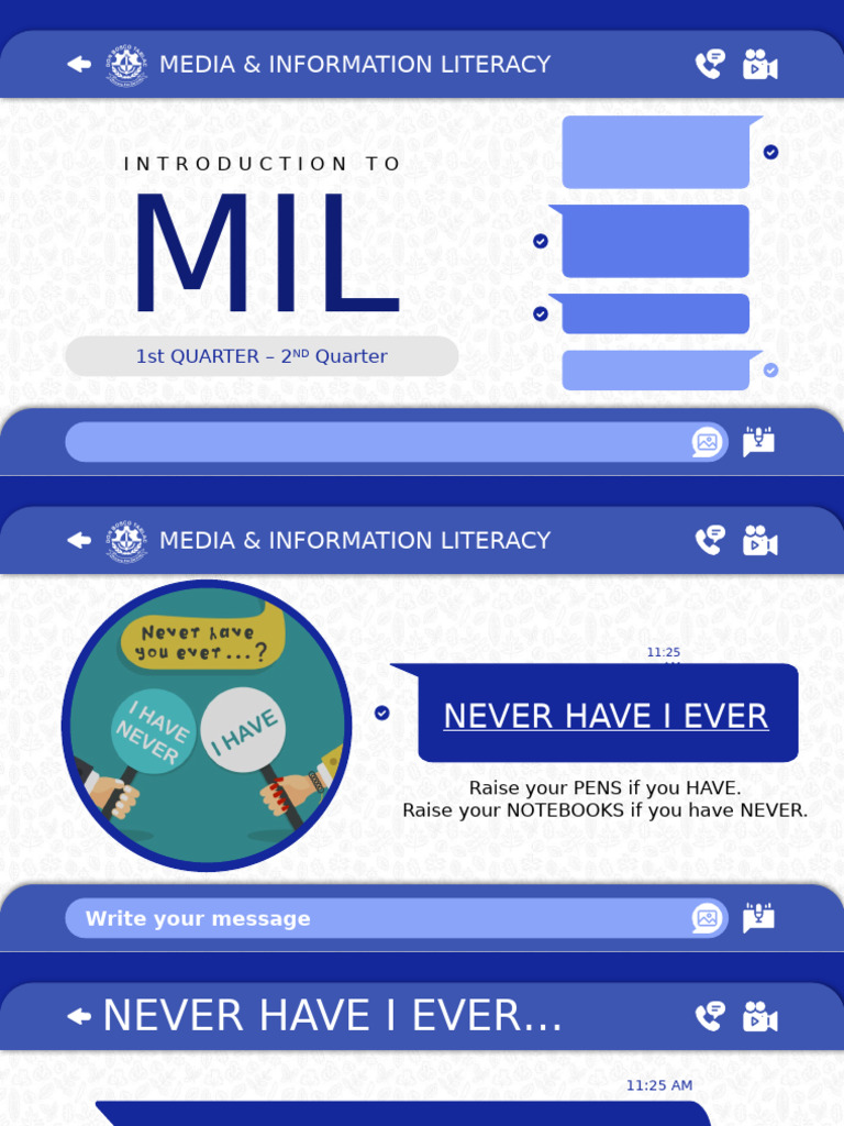 Media & Information Literacy Overview | PDF | Communication | Information