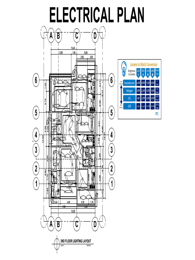 2nd Floor Lighting Layout Plan | PDF