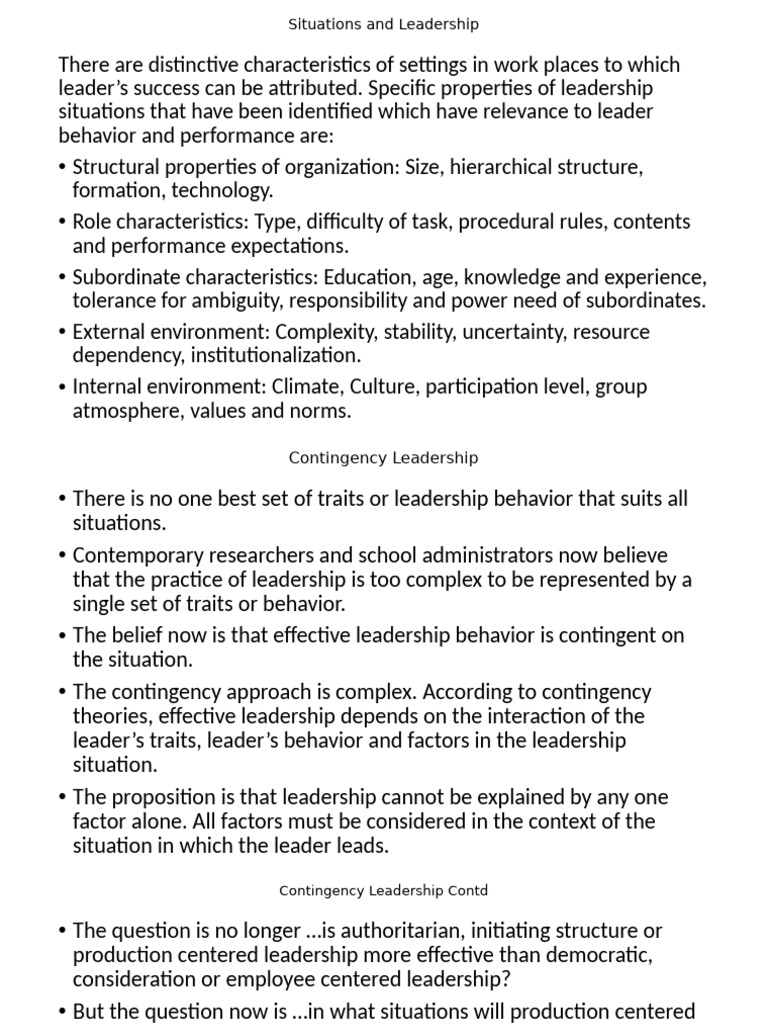 Leadership 1 Fourth Lecture Slides-1 | PDF | Leadership | Intelligence