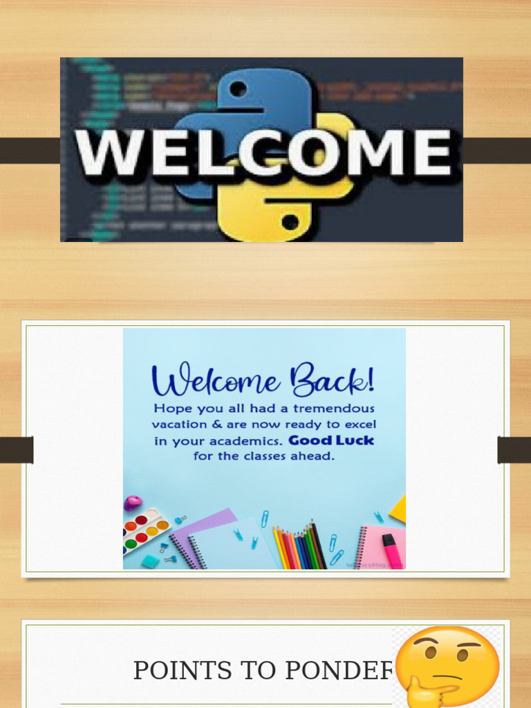 11th Ch2 Python Class 1 | PDF | Python (Programming Language) | Command ...