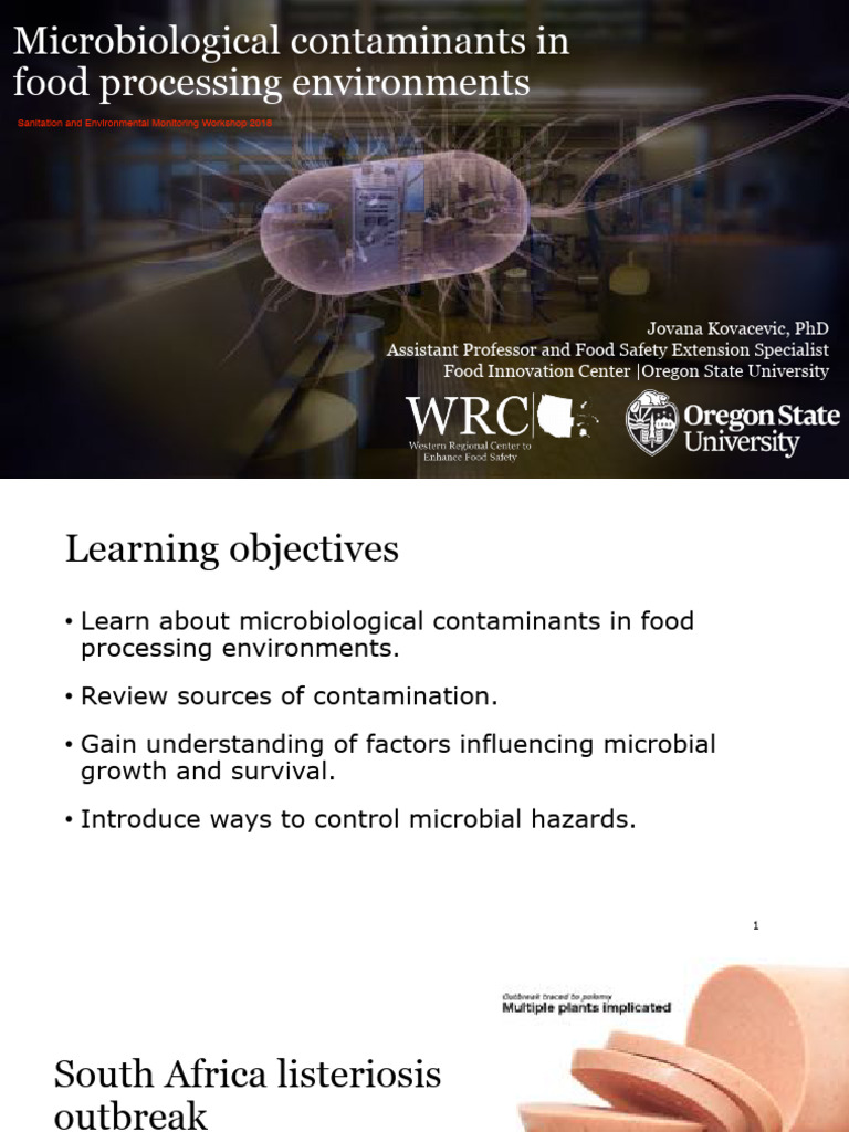 Microbial Hazards in Food Processing | PDF | Pathogen | Bacteria