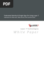 Download Federated Identity  SSO Using Layer 7 by Layer7Tech SN87884042 doc pdf