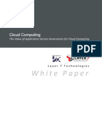 Cloud Computing: The Value of Application Service Governance For Cloud Computing