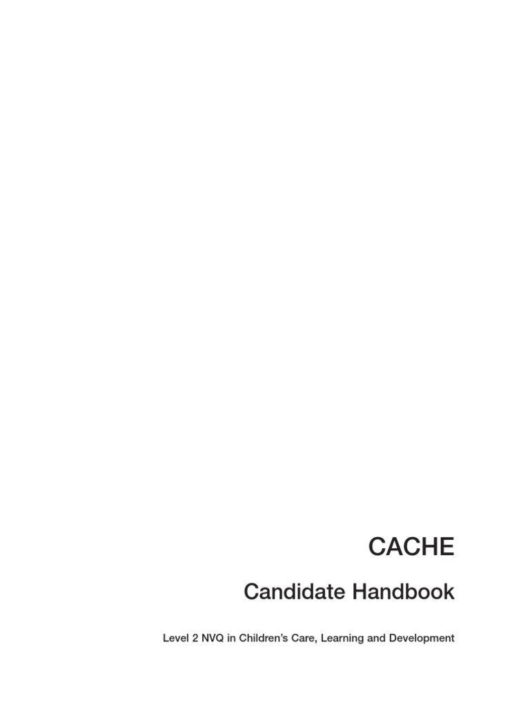 Level2 NVQ Main | PDF | Child Care | Relationships