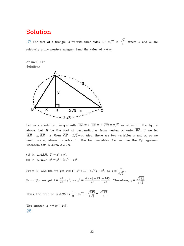 Plane Geometry 1 - 0625!23!32 | PDF | Area | Triangle