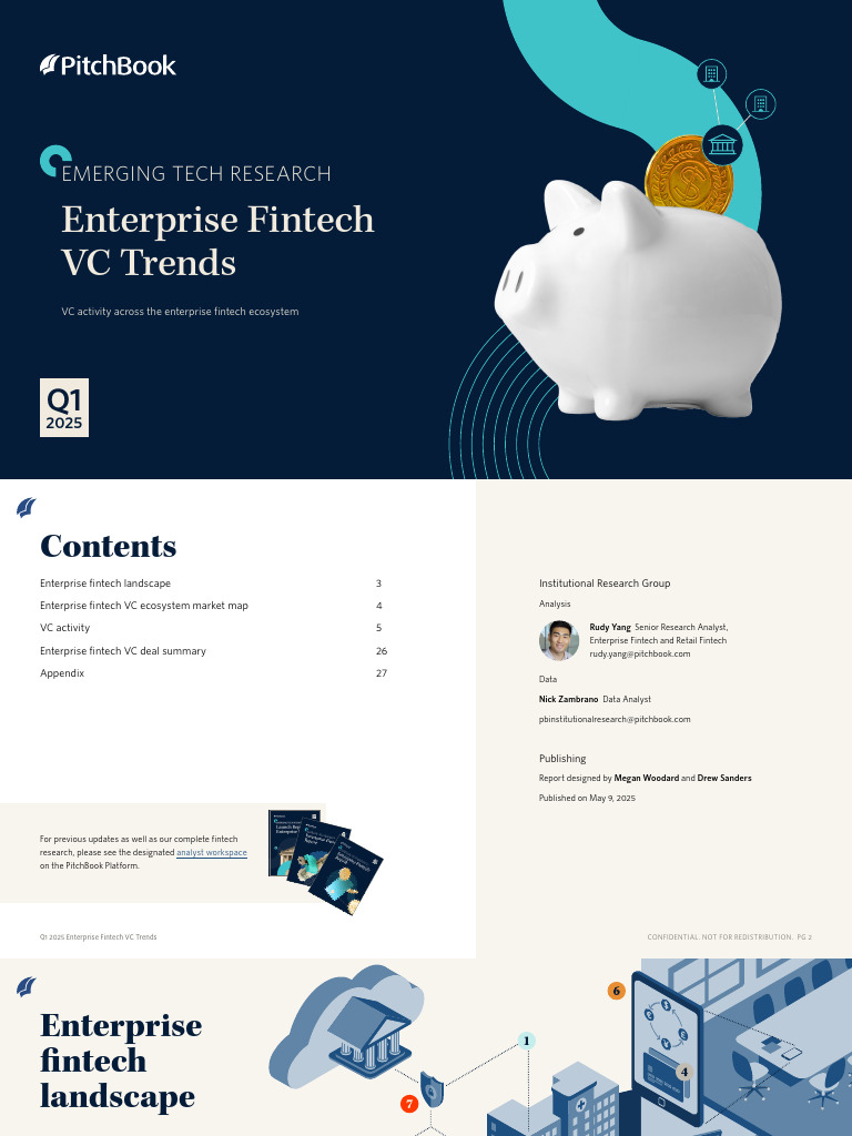 Q1 2025 Enterprise Fintech VC Trends 19169 | PDF | Mergers And ...